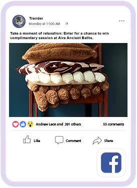 Facebook post example